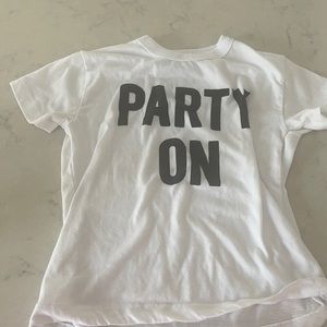 Chaser boys shirt Party On. Size 4.